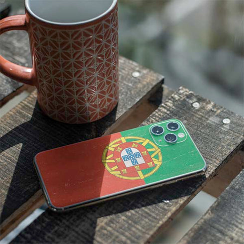 Portugal Flag Distressed iPhone 11 Pro Skin